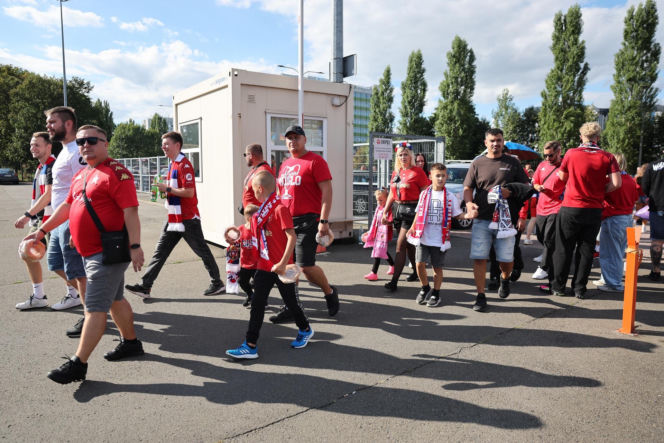 Wisła Kraków - Wieczysta Kraków: Zdjęcia kibiców i zawodników z meczu 6. kolejki PKO BP Ekstraklasy