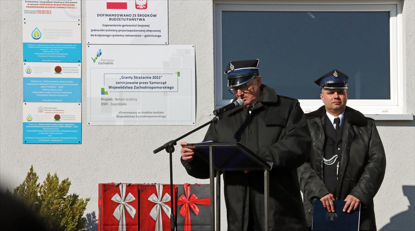 Nowy wóz strażacki w Zajączkówku 