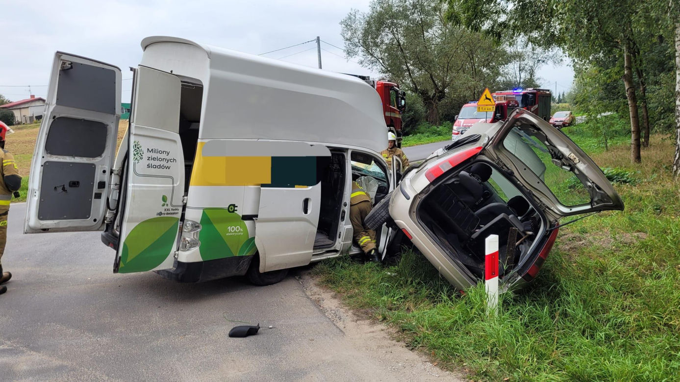 Wypadek drogowe w Nowej Wsi koło Grudziądza