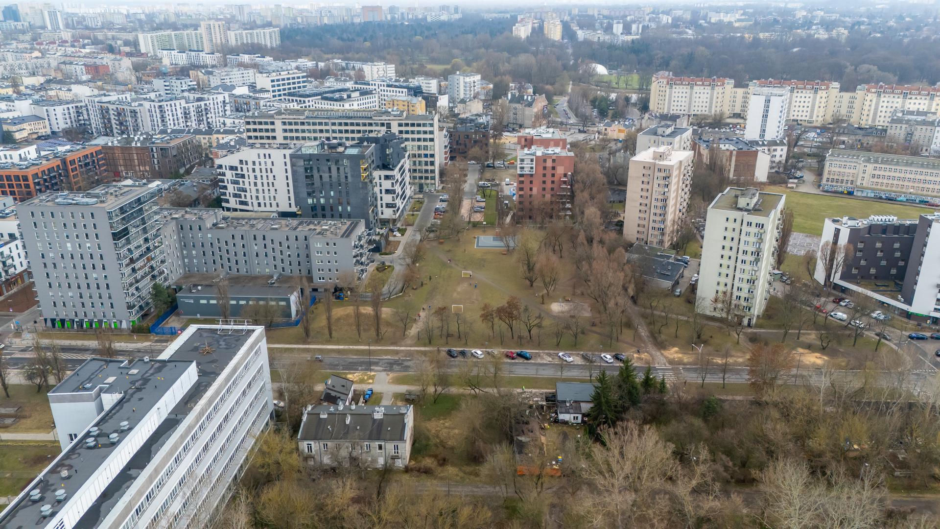 Rezerwa pod Trasę Tysiąclecia na Kamionku w Warszawie