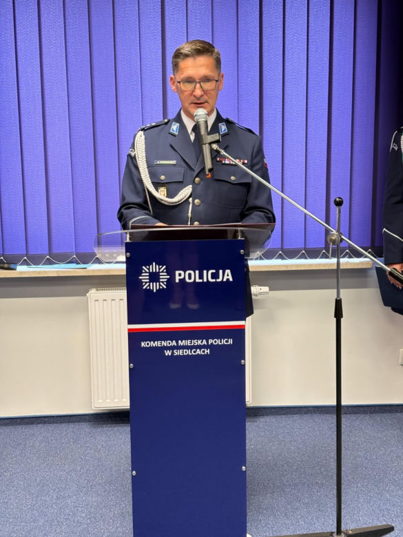 Nowy szef KMP w Siedlcach już na stanowisku