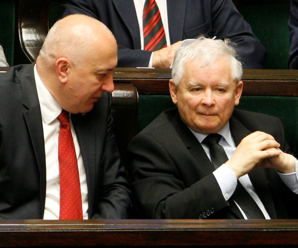 Joachim Brudziński i Jarosław Kaczyński