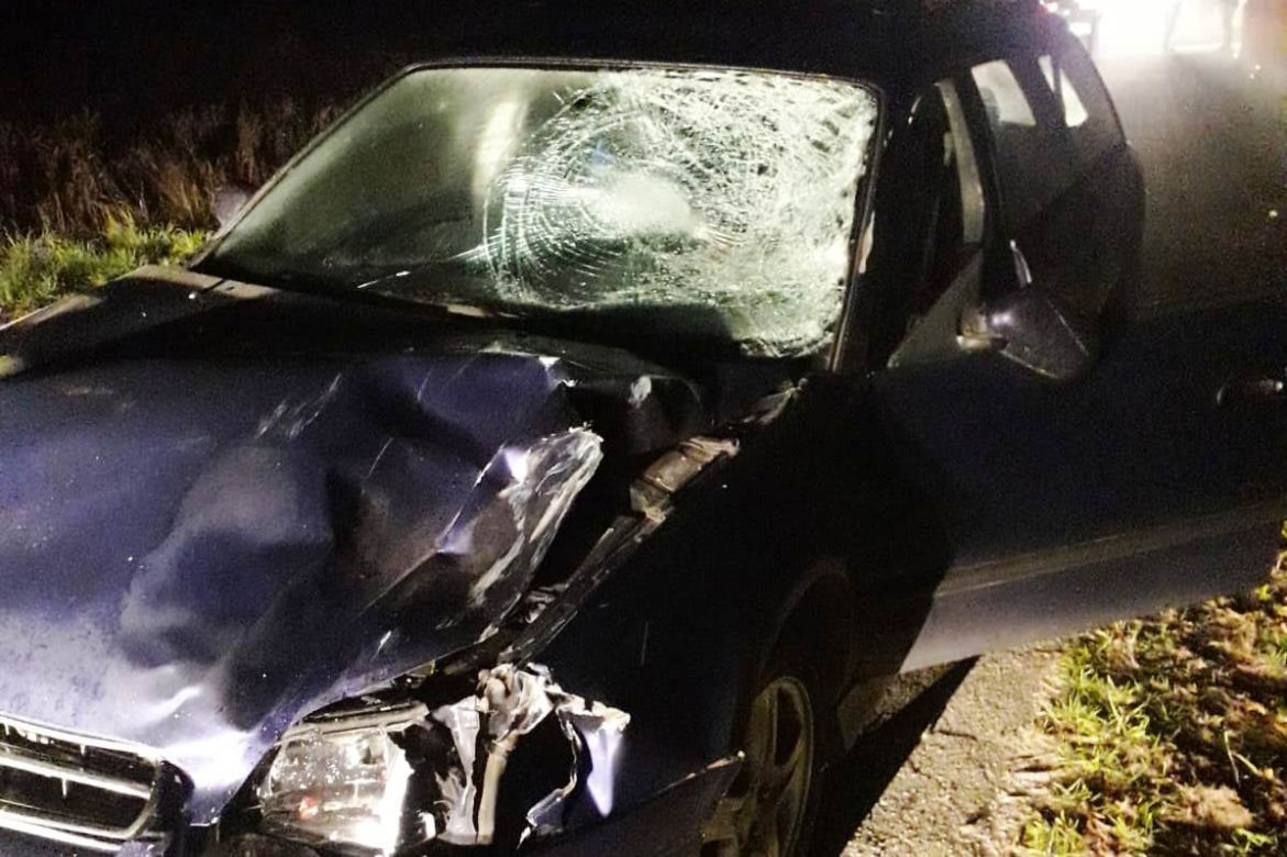 42-latka stała na środku drogi! DRAMAT pod Koninem 