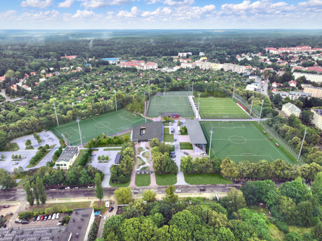 W Olsztynie powstanie nowoczesny kompleks piłkarski [WIZUALIZACJE]