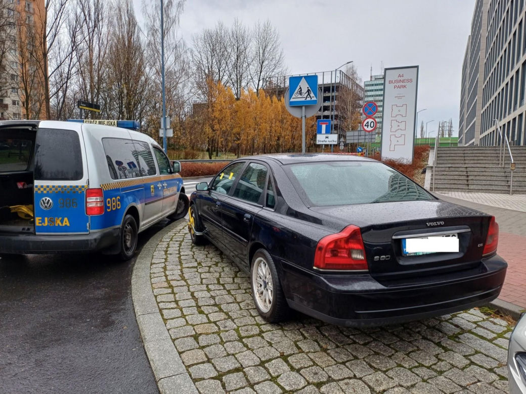 Tak parkują "miszczowie parkowania" z Katowic. Strażnicy miejscy rozkładają ręce 