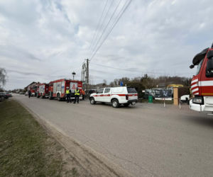 Powiat węgrowski: Ewakuacja w Zespole Oświatowym w Toporze