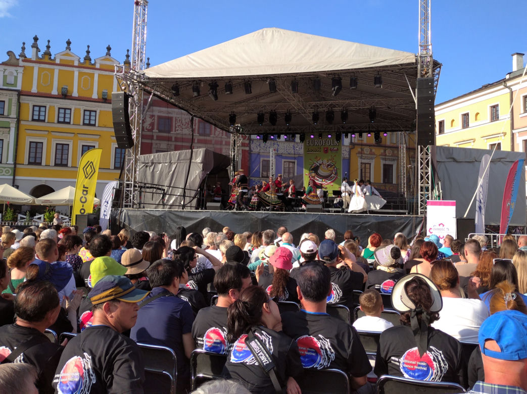 XX Eurofolk w Zamościu ZPiT Zamojszczyzna koncert "Gospodarze - Gościom"