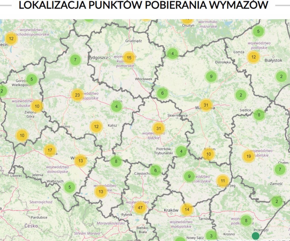 Ile trzeba czekać na wymaz? Sprawdzisz to na mapie