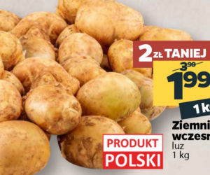 ziemniaki wczesne 1,99 zl/kg