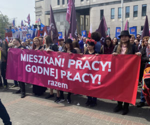 Pochód pierwszomajowy w Warszawie