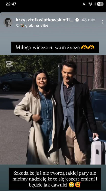 Krzysztof Kwiatkowski na Instagramie pokazał stare zdjęcia Kasi i Jakuba