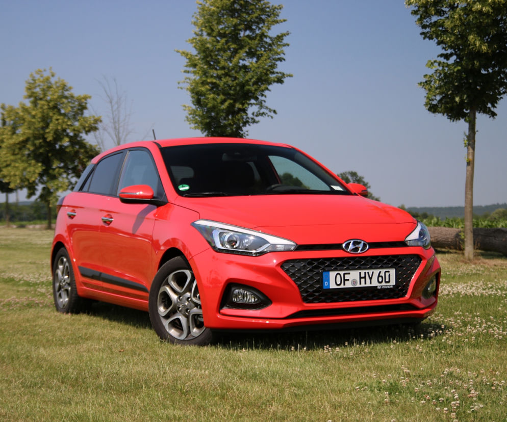 Hyundai i20 1.0 T-GDI 120 KM 6MT (lifting 2018) Tomato Red
