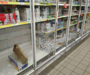 Oblężenie w radomskich sklepach z powodu koronawirusa 