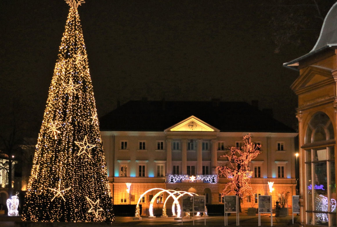Kielce iluminacje świąteczne 2020