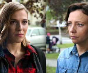 Barwy szczęścia. Sabina (Barbara Kurzaj), Sandra (Paulina Komenda)