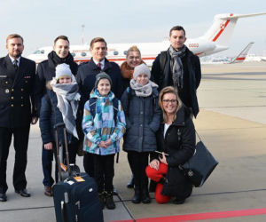 Pierwszy lot VIP-ów