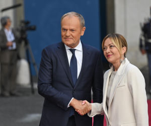 Donald Tusk spotkał się z Giorgią Meloni
