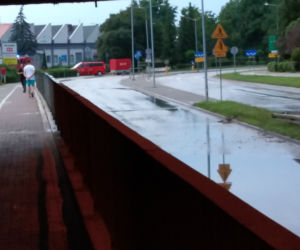Gwałtowna ulewa nad Radomiem