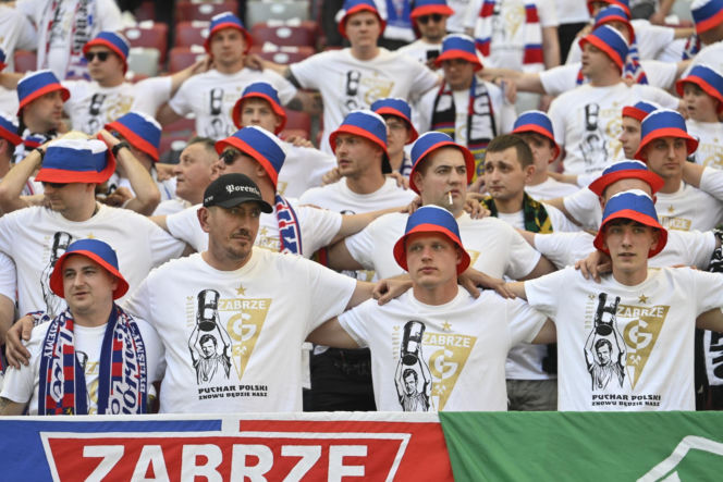 Kibice na finale Pucharu Polski: Górnik - Raków