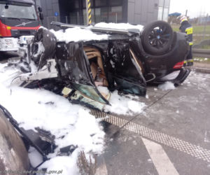 Tragiczny wypadek na S8. Kierowca dachującego BMW nie przeżył