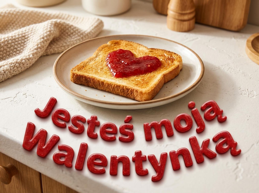 Kartki walentynkowe. Bądź moją Walentynką i kochaj mnie