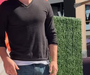 Benson Boone zrzucił koszulkę i wskoczył do wanny z... puszkami. Takie sceny w Los Angeles