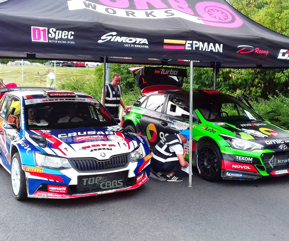 Skoda Fabia R5 Grzegorza Grzyba i Hyundai i20 R5 Bryana Bouffier