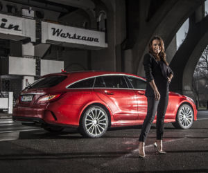 Anna Mucha w Mercedesie CLS Shooting Brake