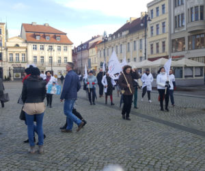 Pikieta medyków w Bydgoszczy