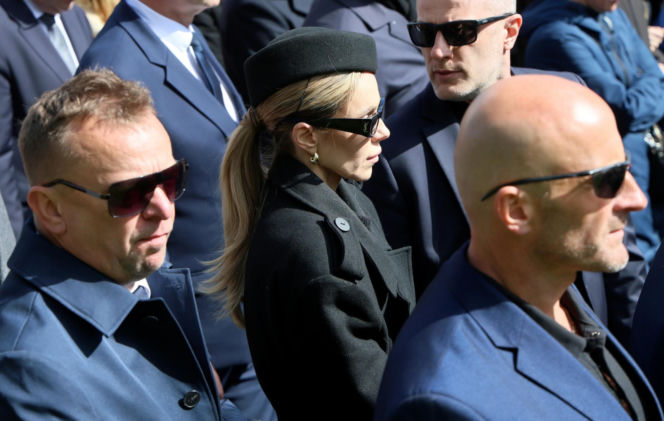 Doda na pogrzebie Łukasza Litewki