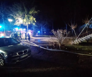 Pożar wybuchł w nocy. Ogień i dym odcięły drogę ucieczki czteroosobowej rodzinie