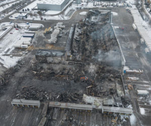 Wielki pożar magazynu pod Poznaniem. Skala zniszczeń poraża!