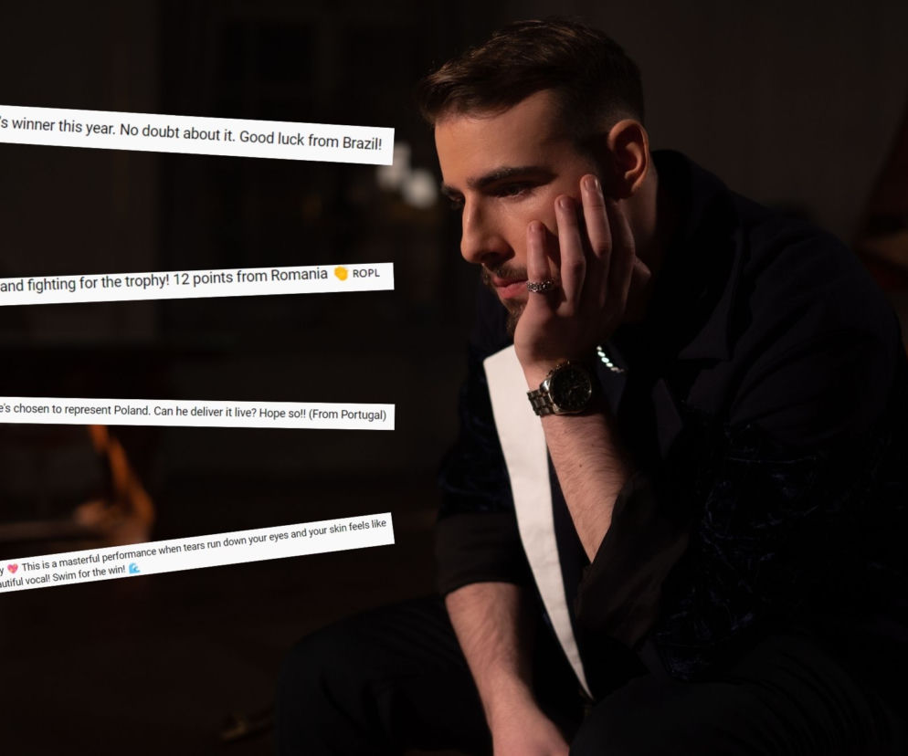 Krystian Ochman w teledysku do River