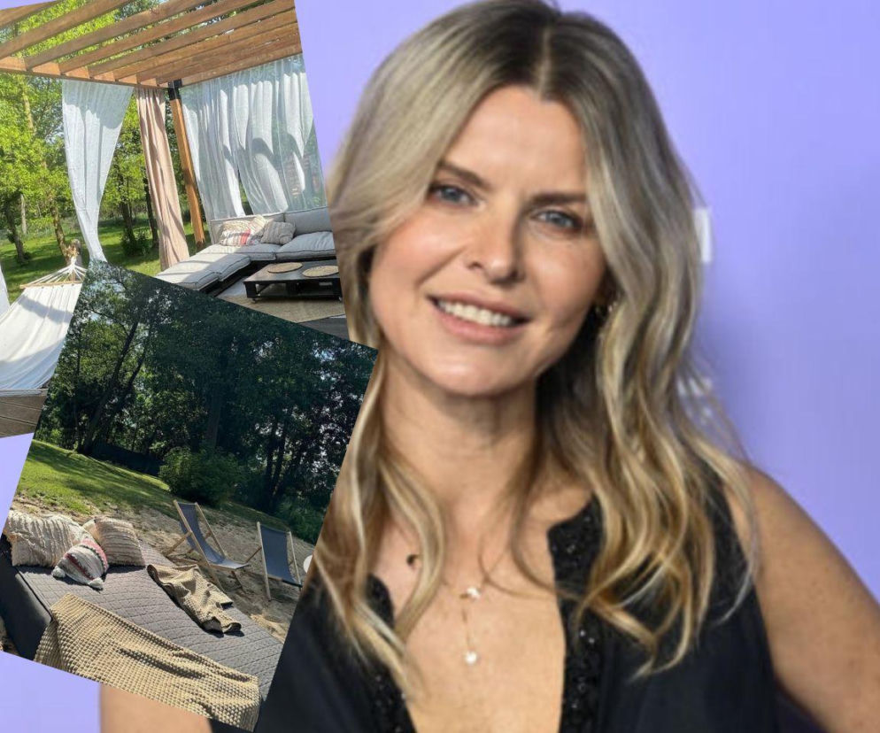Marta Mandaryna Wiśniewska. Obok miniatury tarasu i ogrodu jej domu. O azylu gwiazdy przeczytasz w Eska.