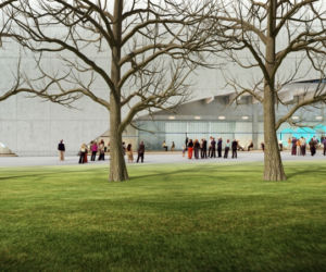 Muzeum Sztuki Współczesnej - widok od strony parku