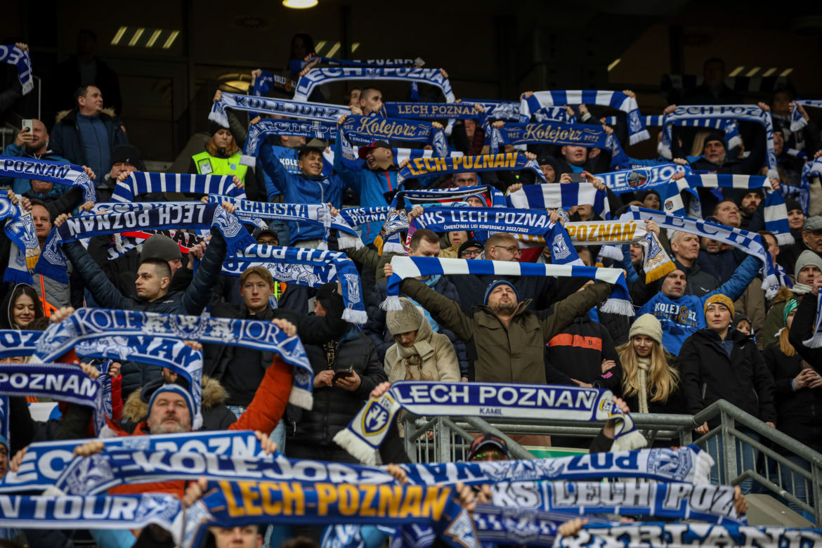 Tak bawili się kibice na meczu Lech Poznań - Pogoń Szczecin