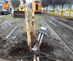 Wykolejenie tramwaju na ul. Dubois