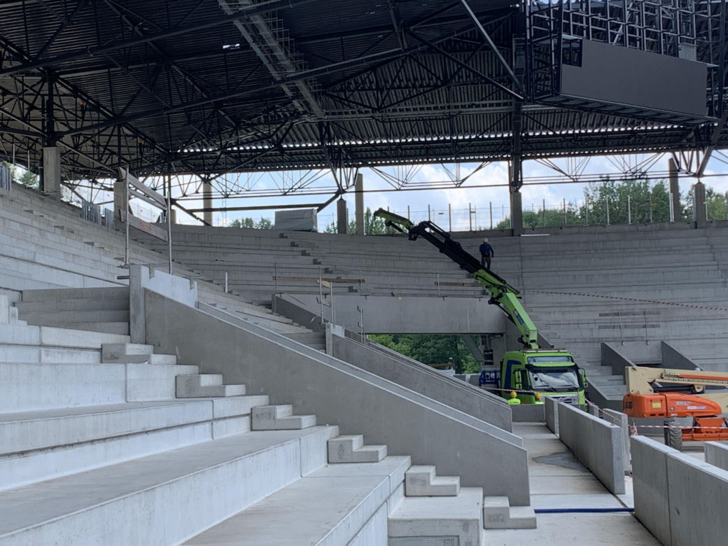 Stadion Miejski w Katowicach jest na ukończeniu. Najnowsze zdjęcia z czerwca