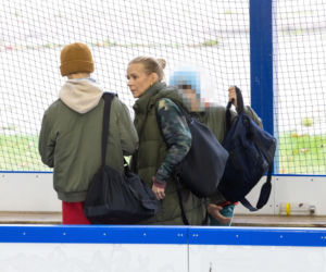 Aneta Zając na łyżwach