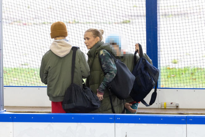 Aneta Zając na łyżwach