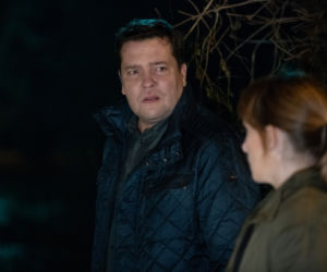 Na Wspólnej odc. 2831. Michał (Robert Kudelski), policjantka Iga (Lidia Sadowa)