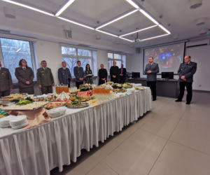 Białystok. Spotkanie wigilijne policjantów