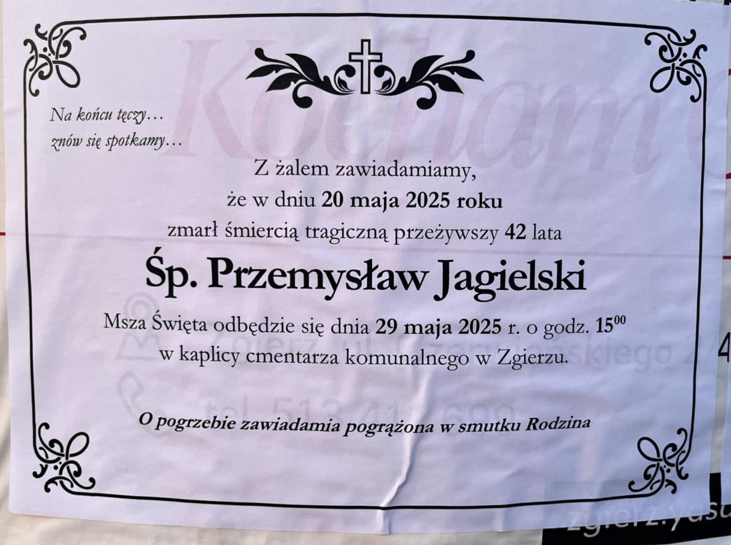 Zgierz. Kilkaset nekrologów dwóch radnych miejskich. To Przemysław Jagielski i Łukasz Frątczak [ZDJĘCIA].