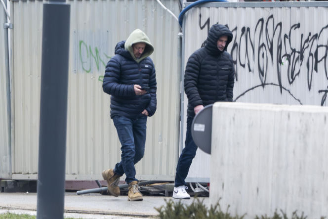 Adam Małysz z przyjacielem na kawie po spotkaniu z Prezydentem