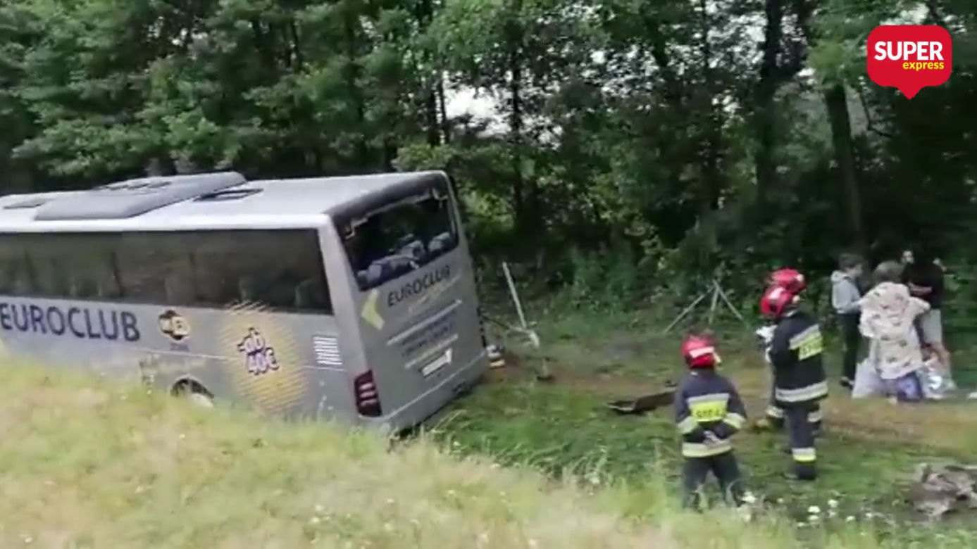 Jankowice Wielkie. Wypadek ukraińskiego autokaru na A4