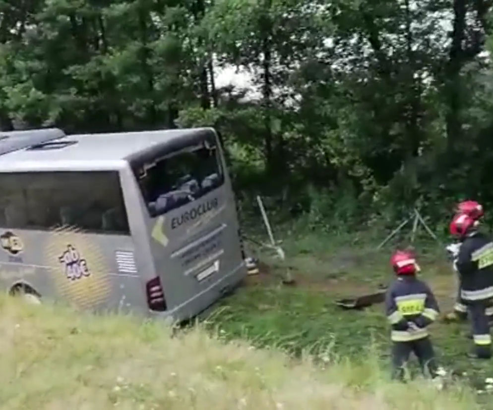 Jankowice Wielkie. Wypadek ukraińskiego autokaru na A4