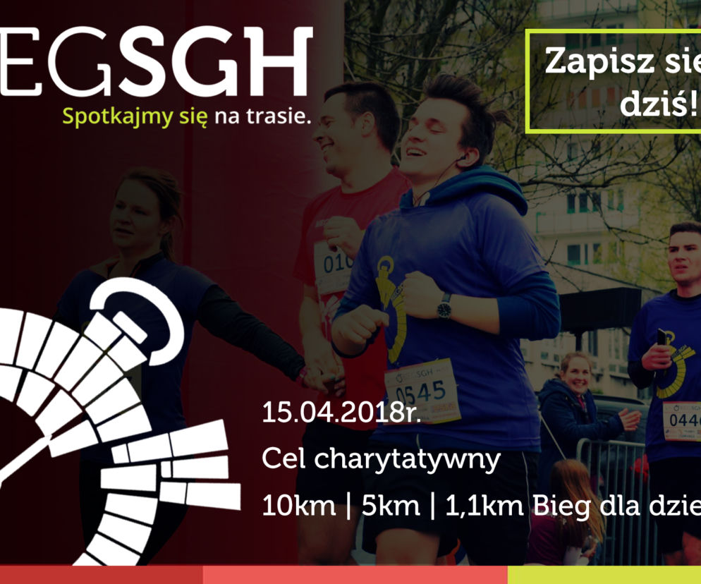 Charytatywny Bieg SGH już 15 kwietnia. Spotkajmy się na trasie!