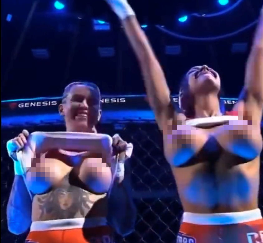 zawodniczki MMA po walce