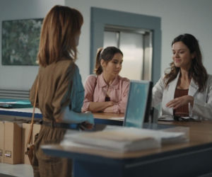 M jak miłość, odcinek 1904. Aneta (Ilona Janyst), Kasia (Paulina Lasota), Kama (Michalina Sosna)