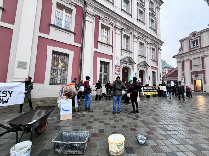 Pikieta os. maltańskie na placu kolegiacki 12.2025